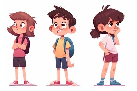 Character Design Picture Book, Toddler Character Design, Young Boy Character Design, Cartoon Kids Drawing, Photo Study Reference, Little Boy Character Design, How To Draw Cartoon People, Kid Cartoon Characters, Children Character Design