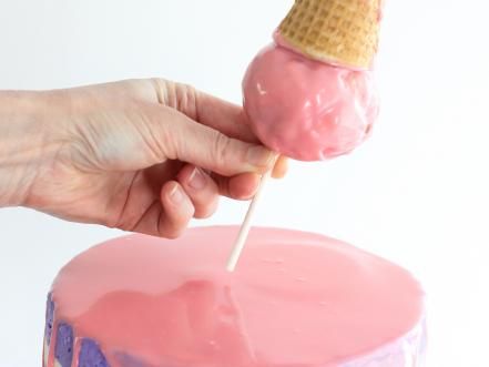 Top the Cake with the Cone Melting Ice Cream Cake, Ice Cream Party Cake, Drip Cake Tutorial, Drippy Cakes, Whimsical Cake, Cone Cake, Ice Cream Cone Cupcakes, Ice Cream Cone Cake, Ice Cream Birthday Cake