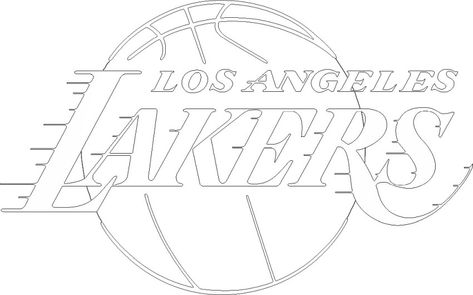 Los Angeles Lakers logo Lakers Logo Printable, Basketball Teams Logo, Nba Teams Logos, Logo Coloring Pages, Los Angeles Lakers Logo, Lebron James Wallpapers, Nba Basketball Teams, Lakers Logo, Lakers Basketball