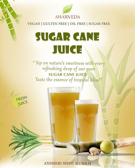 Beat the heat with a refreshing glass of just-pressed sugarcane juice at Aharveda! Made fresh daily from locally sourced cane. Stop by today! . . . . . #aharveda #aharvedafood #sugarcane #sugarcanejuice #delecious #refreshing #chill #amazing #trytoday #visittoday Sugarcane Juice, Sugar Cane, Fresh Juice, June 1, Beat The Heat, Oil Free, Sugar Free, The Heat, Juice