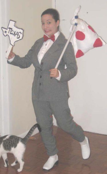 Pee Wee Herman costume ! I know you are but what am I! @Hermana Del Soul Jambi Pee Wee Costume, Peewee Herman Costume Women, Pee Wee Herman Costume Woman, Peewee Herman Costume, Pee Wee Herman Halloween Costume, Pee Wee Herman Costumes, Pee Wee Herman Quotes, Pee Wee Herman Art, Large Marge