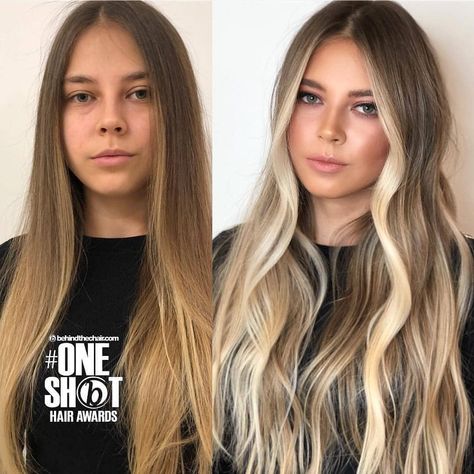 #TRANSFORMATIONTUESDAY! ... annnnd a #oneshothairawards entry by @zoi_dm GOOD LUCK ZOI! - @marybehindthechair + @kevin.givens ・・・😎😍… Ombré Hair, Blonde Hair Looks, Shot Hair Styles, Blonde Hair With Highlights, Brown Blonde Hair, Ombre Hair Color, Long Blonde, Hair Color Balayage, Balayage Highlights