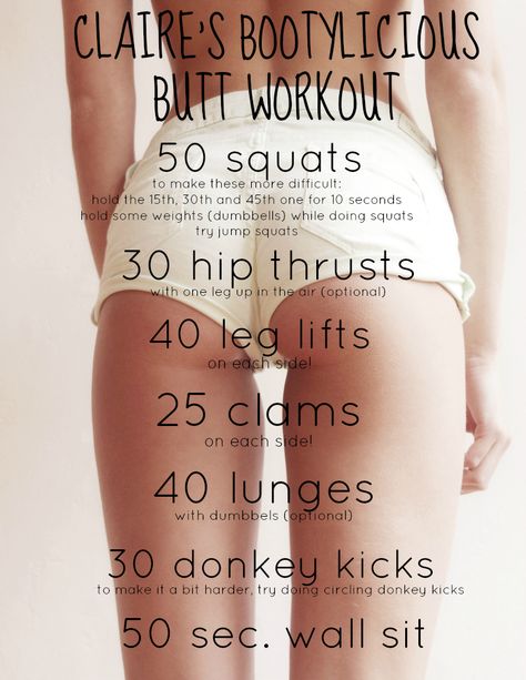 Butt workouts to get your bum looking perfect for your dresses during party season! You could try to do these everyday for a week. Afterwards, try to increase each workout by ten. (ten of each workout or ten secs) continue doing this and you will see serious results! Workout Morning, Free Workout Plans, Trening Fitness, Diet Drinks, 7 Hours, Body Fitness, Diet Keto, Free Workouts, Motivation Fitness