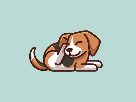 Beagle Dog Scratching by Alfrey Davilla | vaneltia on Dribbble Alfrey Davilla, Beagle Tattoo, Dog Design Art, Cute Dog Drawing, Beagle Art, Dibujo Simple, Dog Illustrations, Cute Beagles, Posca Art