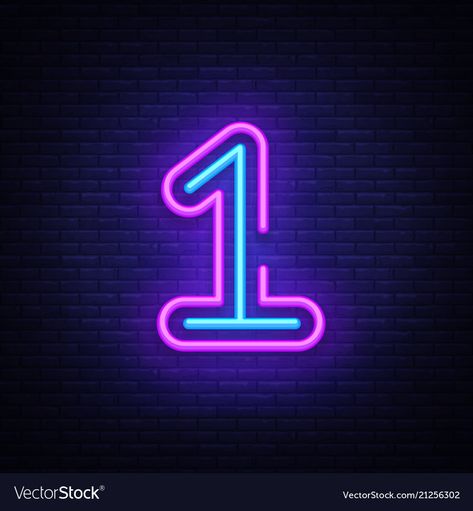 1 Image Number, Neon Numbers Lights, 1 Wallpaper Number, 1 Number Logo, 1 Icon Number, Number One Logo, Number 1 Aesthetic, 1 Aesthetic Number, One Number