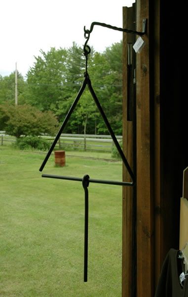 Outdoor Dinner Bell Ideas, Garden Bells Metal, Dinner Bell Outdoor, Kitchen Porch, Dinner Bell, Old Home, Down On The Farm, Gongs, Image Editor