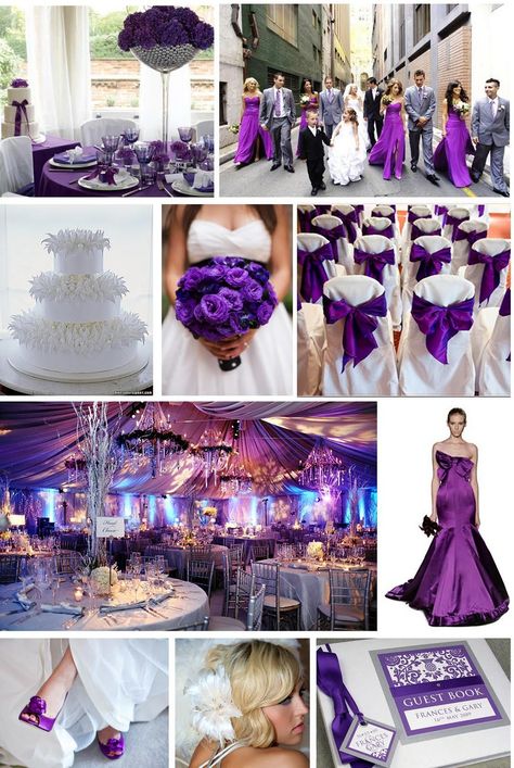 Purple And White Wedding, Purple Wedding Inspiration, Purple Themes, Wedding Wishes, Purple And White, Purple Wedding, Friend Wedding, Wedding Themes, Future Wedding