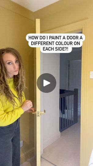 Paint Doors Interior, Colour Drenching, Painting House, 100k Views, House Redo, Inside Door, Project Site, One Colour, Room Decorating