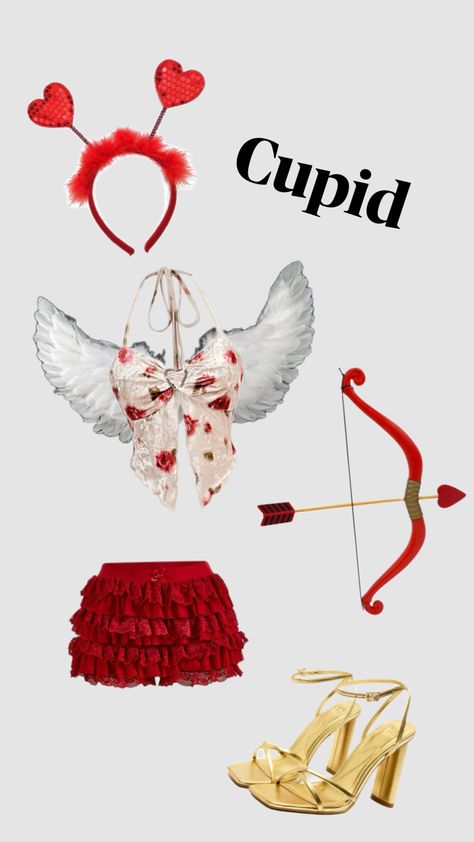 #cupid #angel #halloweencostume Cupid Halloween Costume Women, Halloween Costume School, Cupid Halloween Costume, Cupid Halloween, Cupid Costume, Halloween Costume Women, Costume Women, Halloween 2024, Girl Tips