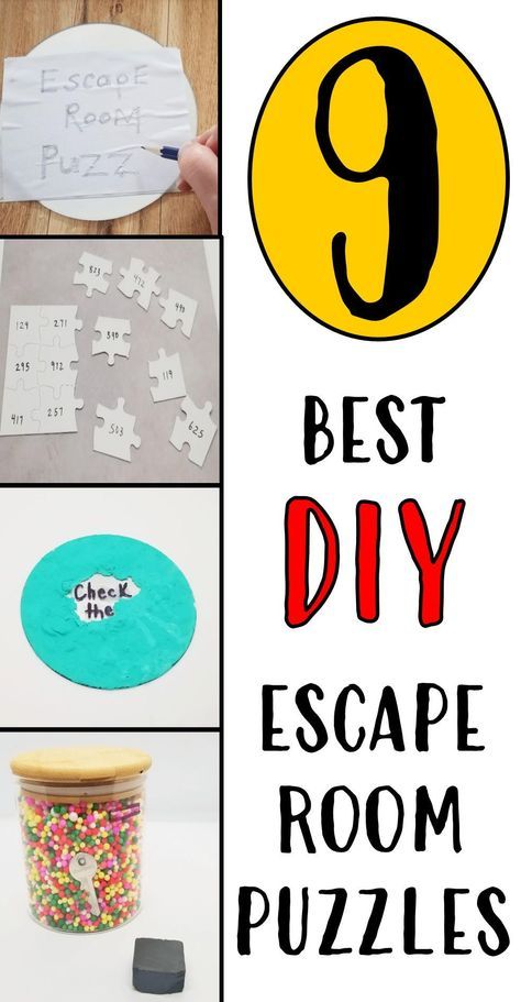 Create an escape room with these 9 Best Escape Room Puzzles for kids or adults! Turn any room into an escape room. Math Escape Room Middle School, Escape Room Care Package, Glow In The Dark Escape Room, How To Make Your Own Escape Room, Multiplication Escape Room, Lego Escape Room, Escape Room Lock Box Ideas, Star Wars Escape Room Ideas, Diy Puzzles For Adults