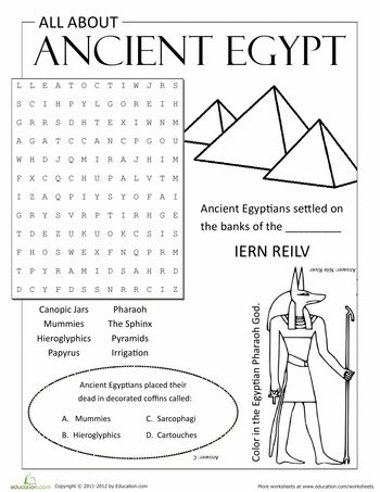 Worksheets: All About Ancient Egypt-to start off the year in SS, how much do they remember about Egypt, before we go on to Greeks Ancient Egypt Unit Study, Ancient Egypt Lessons, Ancient Egypt Activities, Egypt Lessons, Ancient Egypt For Kids, Ancient Egypt Unit, Egypt Activities, Ancient Egypt Projects, Egypt Crafts