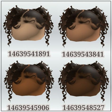 Berry Avenue Codes Hair Black Curly, Baby Hair Codes For Berry Ave, Berry Avenue Codes Hair Baddie, Roblox Hair Codes, Roblox Hairs, Black Hair Id Roblox, Black Baby Hairstyles, Brown Hair Roblox, Blocksburg Outfit Codes￼