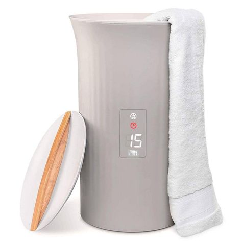 LIVEFINE Towel Warmer with LED Display Bucket Header Style LFHTTWL01 - The Home Depot Towel Heater, Spa Equipment, Bath Towels Luxury, Throw In The Towel, Small Towel, Heated Towel, Bathroom Accessory Sets, Luxury Towels, Bath Sheets