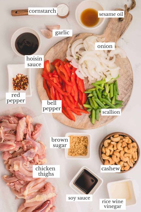 Thai Cashew Chicken - Busy Cooks Chicken And Cashew Recipe, Cashew Nut Chicken Thai, Thai Chicken Cashew Stir Fry, Thai Cashew Sauce, Chicken Cashew Recipes, Thai Cashew Chicken Recipe, Cashew Nut Chicken, Chicken With Cashews, Easy Cashew Chicken