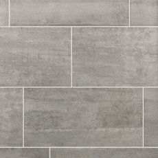 Concrete Gray Ceramic Tile Grey Ceramic Tile, Floor And Decor, Grey Tiles, Grey Ceramics, House Tiles, Tile Installation, Contemporary Ceramics, Shower Floor, Floor Decor