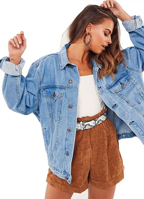 Oversized Black Denim Jacket, Boyfriend Coat, Oversized Jean Jacket, Oversized Jeans, Eve Outfit, Jean Jacket Women, Oversized Denim Jacket, New Years Eve Outfits, Vintage Denim Jacket