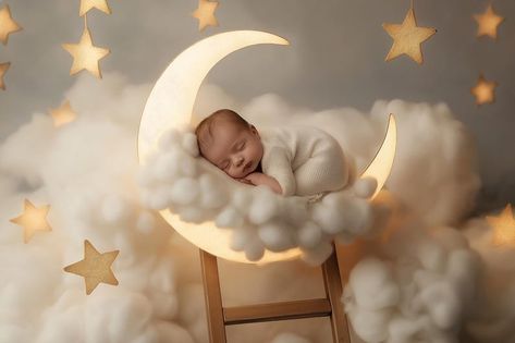 Star Newborn Photography, Spring Newborn Photoshoot, Easy Newborn Poses At Home, Newborn Boy Photoshoot, Newborn Photos Boy, Background Baby, Newborn Digital Backdrop, Studio Creative, Newborn Shoot