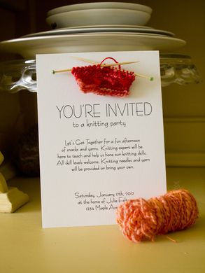 How to Host a Knitting Party | Stillwater Living Magazine Knitting Party Invitation, Knitting Party Ideas, Knitting Party, Crochet Party, Knitting Club, Knitting Humor, Living Magazine, Knitted Wit, Bitty Baby