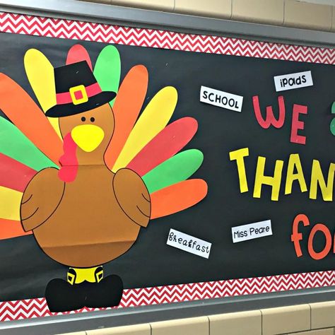 Thanksgiving Bulletin Boards Preschool, Bulletin Board Template, Thanksgiving Bulletin Board Ideas, Thanksgiving Bulletin Board, November Bulletin Boards, Thanksgiving Music, Kindergarten Bulletin Boards, Music Bulletin Boards, Holiday Bulletin Boards