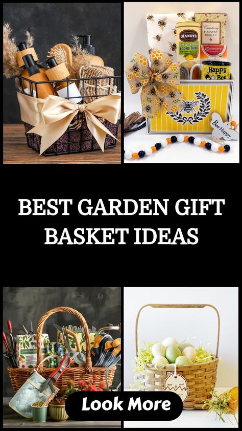 Explore an array of creative garden gift basket concepts perfect for any gardening lover, providing a range of distinct and considerate choices suitable for various events. Step into a fresh realm of gardening presents! Garden Gift Basket Ideas, Plant Gift Basket, Gardening Gift Basket Diy, Garden Gift Basket, Garden Baskets, Gardening Seeds, Gardening Gift Baskets, Garden Diary, Garden Basket