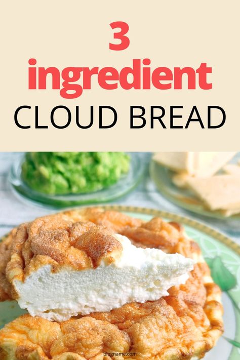 Being on the keto diet means having to give up bread, and who doesn’t love white bread? One thing many keto dieters are always looking for is good low-carb bread recipes. You’re going to love this 3 ingredient and super easy-to-make cloud bread recipe.

I’ll be honest: it doesn’t taste anything like the white bread you grew up with and love, but it’s still a great alternative. Easy Cloud Bread Recipe, Cloud Bread Recipe, Best Low Carb Bread, Fathead Dough, White Bread Recipe, Lowest Carb Bread Recipe, Bread Alternatives, Cloud Bread, Healthy Low Carb Recipes