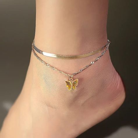 2 layer anklet with a butterfly pendant ksh 300 Layered Anklets, Faces Photography, Face Photography, Butterfly Pendant, A Butterfly, Accessories Shop, Anklets, Pendant, Photography