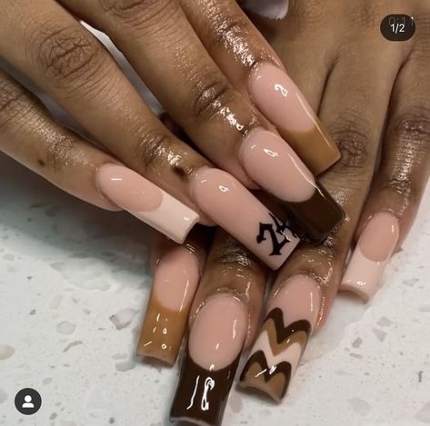 Birthday Nail, Short Square Acrylic Nails, Hair Ponytail, Hair Ponytail Styles, Acrylic Nails Coffin Short, Ponytail Styles, Birthday Nails, Acrylic Nails Coffin, Square Acrylic Nails