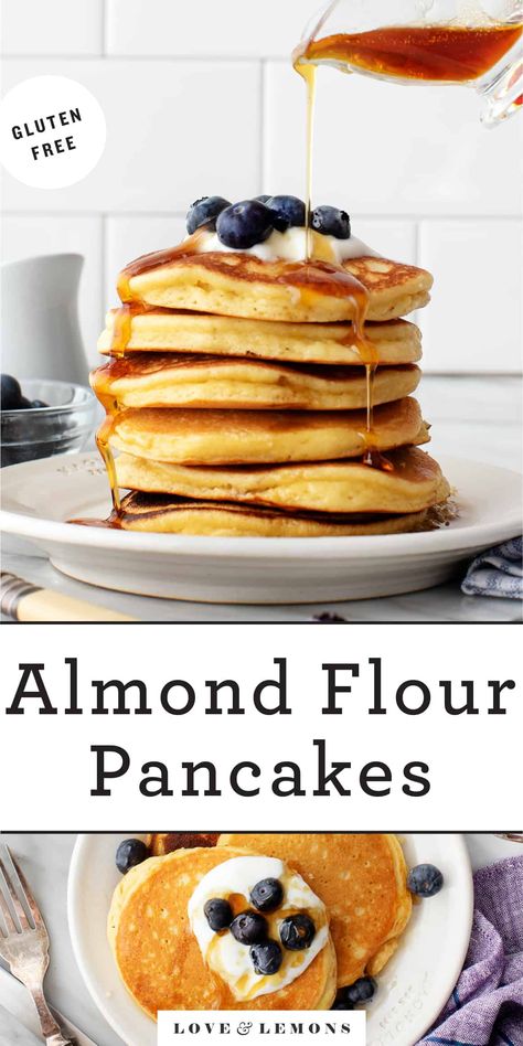 Keto Almond Flour Pancakes, Almond Flour Protein Pancakes, Almond Flour Pancakes Easy, Keto Pancakes Almond Flour, E2m Meals, Almond Pancakes, Almond Flour Pancakes, No Flour Pancakes, Flour Pancakes