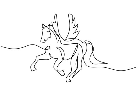 Unicorn Line Art Tattoo, Pegasus Tattoo Minimalist, Horse Line Tattoo Simple, Small Pegasus Tattoo, Simple Pegasus Tattoo, Pegasus Lineart, Pegasus Tattoo Women, Pegasus Tattoo Design, Unicorn Line Art