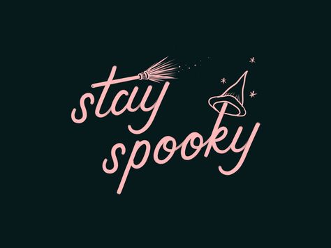 Witchy Wallpaper Halloween, Spooky Aesthetic Art, Aesthetic Halloween Quotes, Spooky Cover Photo, Stay Spooky Wallpaper, Cute Halloween Cover Photos Facebook, Stay Spooky Tattoo, Spooky Macbook Wallpaper, Spooky Vibes Aesthetic