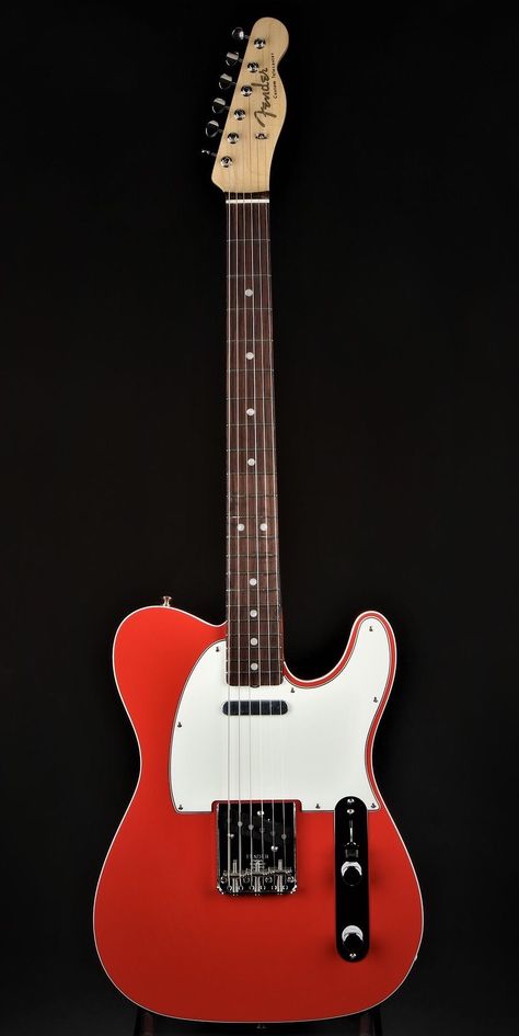 2018 Fender American Original '60s Telecaster - Fiesta Red Fiesta Red Telecaster, Red Telecaster, Guitar Wallpaper, Custom Telecaster, Sick Guitars, Fender Guitars Stratocaster, Fender Mustang, Learn Guitar Chords, Guitar Room