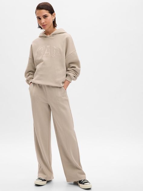 Saw this on Gap: Sweatpants Outfit, Wide Leg Sweatpants, Oatmeal Color, Vintage Soft, Lounge Sets, School Outfit, Christmas Wishlist, Petite Size, Feel Like