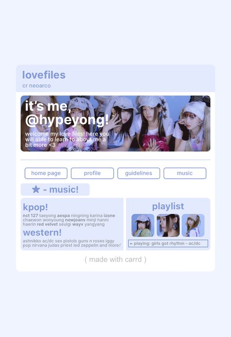 Carrd Inspo Kpop Trading, Carrd Inspo Kpop Template, Kpop Carrd Ideas, Aesthetic Carrds, Carrd Inspo Kpop, Carrd Templates, Rentry Ideas, Carrd Stuff, Web Ideas