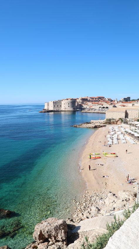 Dubrovnik Croatia Beach, Zadar Croatia Beach, Dubrovnik Croatia Aesthetic, Croatia Summer, Beautiful Beaches Paradise, Croatia Beach, Croatia Holiday, Surf Vibes, Adventure Travel Explore