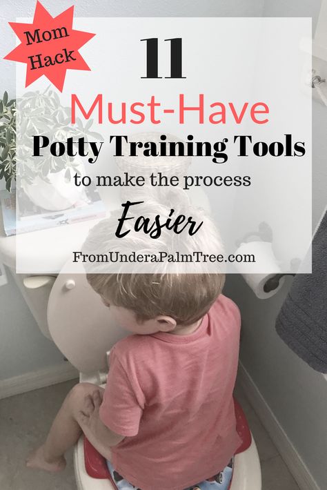 11 Must Have Potty Training Tools To Make the Process Easier < From Under a Palm Tree Potty Training Tricks, Potty Training Ideas, Potty Training Tools, Potty Training 101, Potty Training Guide, Boys Potty, Potty Training Rewards, Easy Potty Training, How To Potty Train