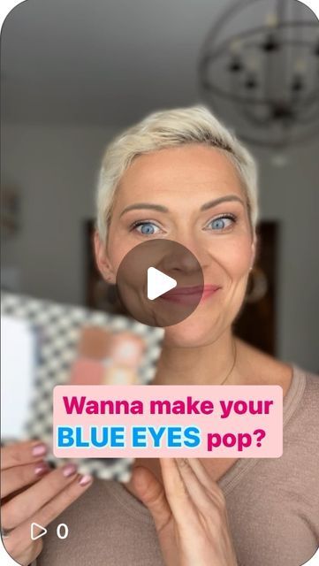 Ashley| Easy Beauty Tips and Tricks🌿 on Instagram: "Want to make those 💙BLUE 💙eyes pop? 💥 This video is for you!!  Comment BLUE for a link to the products used!☺️  #blueeyes #eyeshadowforblueeyes #easyshadowtutorial #hoodedeyes #blueeyesmakeup #aussiemakeup #ukmakeupartist" Blue Eyes Shadow Looks, Eye Make For Blue Eyes, What Makes Blue Eyes Pop, Eyeshadow That Makes Blue Eyes Pop, Make Up To Make Blue Eyes Pop, How To Apply Eyeshadow For Blue Eyes, What Color Makes Blue Eyes Pop, Makeup Tricks For Blue Eyes, Easy Eyeshadow For Beginners Blue Eyes