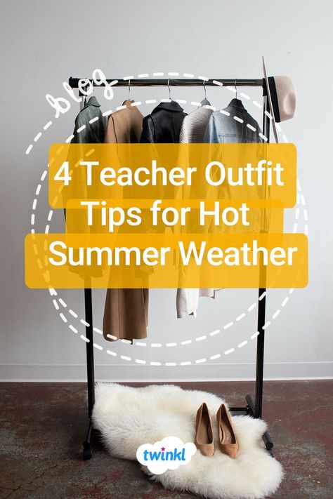 Teacher Summer Outfits, Hot Weather Outfits, School Dress Code, Summer Teacher Outfits, Teacher Summer, Outfit Tips, Teacher Wardrobe, Teaching Outfits, Summer School Outfits