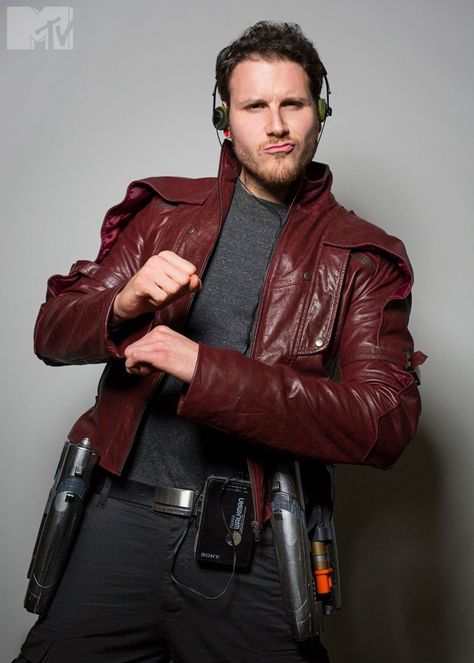 The Milano Guardians Of The Galaxy, Starlord Costume, Guardians Of The Galaxy Costume, Star Lord Costume, Star Lord Cosplay, Black Color Hairstyles, Comic Con Costumes, Hairstyles Black Hair, Color Hairstyles