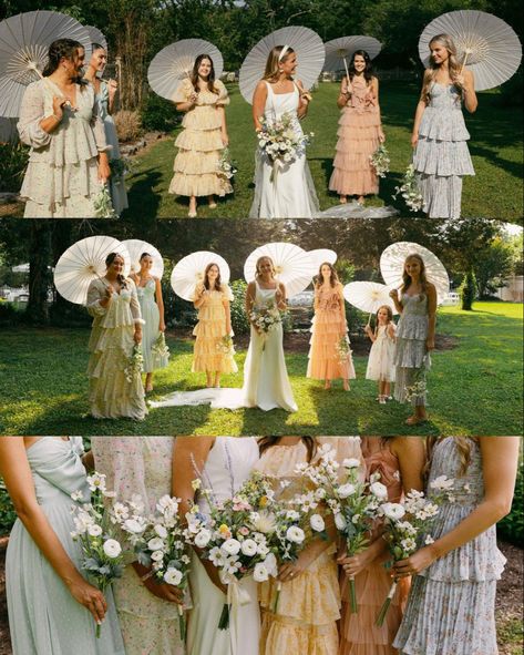 Vintage Outside Wedding, 1960s Wedding, Bridesmaid Photoshoot, Trending Wedding, Fairy Wedding, Savannah Wedding, Wedding 2024, Garden Party Wedding, Wedding Mood