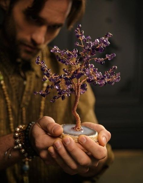 Feng Shui Tree, Work Productivity, Crystal Tree, Lavender Color, Amethyst Crystal, Soul Food, Your Soul, Feng Shui, Oasis