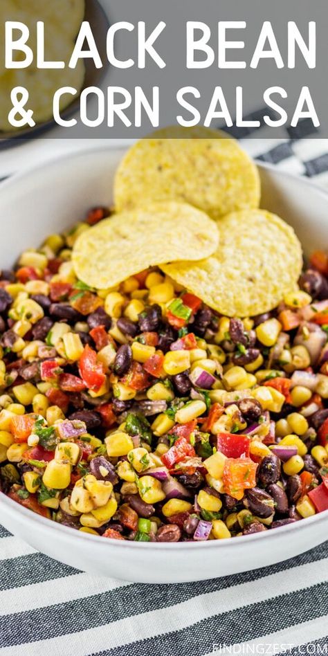 Tomato Black Bean And Corn Salsa, Mexican Salsas For Tacos, Corn And Blackbean Salsa, Black Bean Pico, Appetizers With Corn, Black Bean And Corn Salsa With Italian Dressing, Corn And Tomato Salsa Recipe, Black Bean And Corn Salsa With Rotel, Black Beans Corn Tomatoes