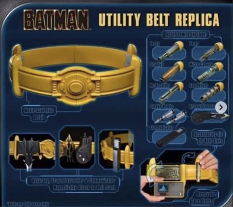 (1) Bookmarks / Twitter Batman Utility Belt, Batman Gadgets, Batman Batarang, Zeo Rangers, Batman 1989, Power Rangers Zeo, Superhero Cosplay, Iron Spider, Universal Monsters