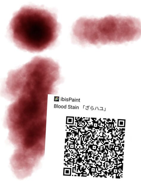 blood stain/ ibispaint/ art/ artist/wound Ibis Paint Blood Brush, Ibis Paint Brush Code Blood, Ibs Brushes, I Bis Paint, Brush Qr Code, Ibispaintx Brushes, Ibispaint X Brushes, Brush Ibispaint, Ibis Paint Brush Codes