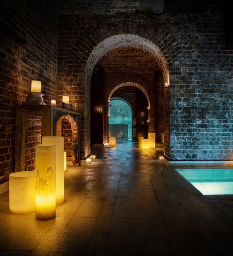 Inside Aire Ancient Baths, the new London spa | Evening Standard Aire Ancient Baths, Candlelit Bath, Wine Bath, Spa London, Bath Uk, Roman Baths, Thermal Bath, Best Spa, Best Bath