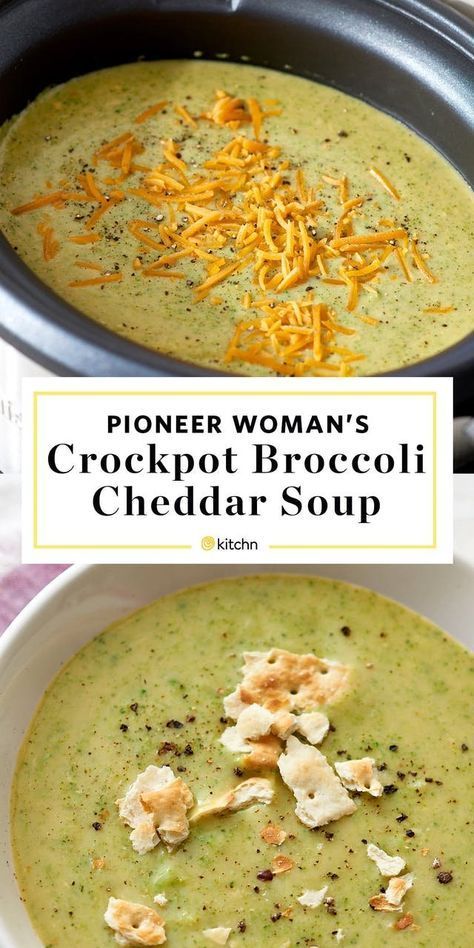 Crockpot Broccoli Cheddar Soup, Cauliflower Cheddar Soup, Crockpot Broccoli, Slow Cooker Broccoli, Cheddar Soup Recipe, Broccoli Cheddar Soup Recipe, Broccoli Cheese Soup Recipes, Cheese Soup Recipes, Broccoli Chicken