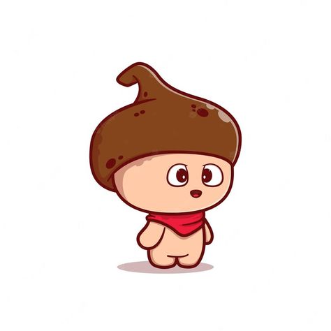 Acorn Character, Acorn Illustration, Cozy Drawings, Character Illustration Design, Shorts Inspiration, Yt Shorts, 로고 디자인, Character Drawing, Character Illustration