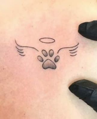 Puppy Memorial Tattoo, Tattoo For Dead Dog, Dead Pet Tattoo, Dead Dog Tattoo, Diva Tattoo, Turtle Tattoo Designs, Dog Memorial Tattoos, Key Tattoos, Remembrance Tattoos