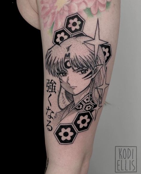 Sesshomaru vibes 🌙 Tattoo by @kodiellistattoos Sesshomaru Tattoo, Tattoo Aesthetics, Vibes Tattoo, Rin And Sesshomaru, Tattoo Sleeves, Scorpion Tattoo, Anime Tattoo, Anime Tattoos, Piercing Tattoo