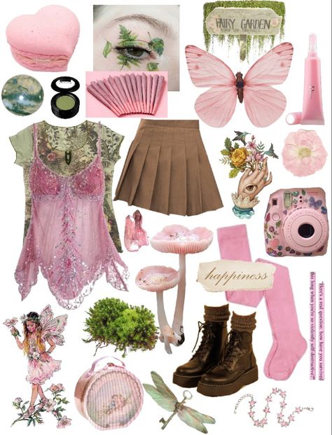 Melanie Martinez Aesthetic Outfits, Melanie Martinez Outfit Ideas, Fairy Core Outfits, Brown Grunge, Melanie Martinez Outfits, Melanie Martinez Concert, Fairy Outfit, Fairy Clothes, Fairy Aesthetic