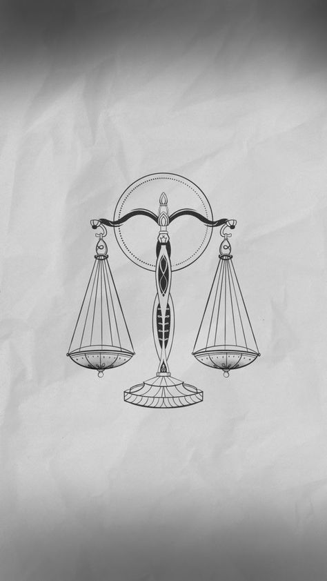 Image of drawing of a balance scale Scale Tattoo Men, Balanced Tattoo, Tattoos For Balance, Balance Scale Tattoo, Balance Tattoos, Balance Tattoo Ideas, Balance Tattoo, Scale Tattoo, Balance Scale